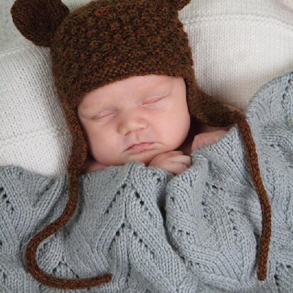 Little Bear Hat Baby Cakes by Little Cupcakes - lisaFdesign - Bc23 - knitting pattern
