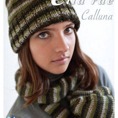 Dubbo Hat, Scarf & Mitts in Ella Rae Calluna - ER02-03