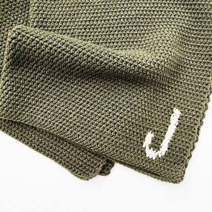 Heirloom Initial Baby Blanket