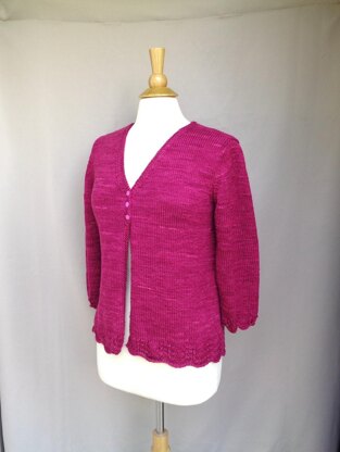 Raspberry Cardigan