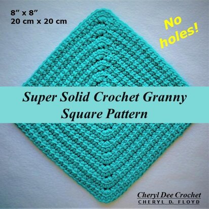 Veritable Fortress Super Solid Crochet Square