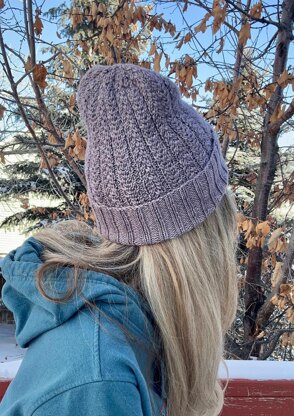 Lavender Land Beanie and Cowl