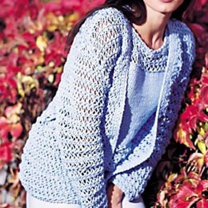 Twin Set Cloud Cardigan in Adriafil Navy - Downloadable PDF - knitting pattern