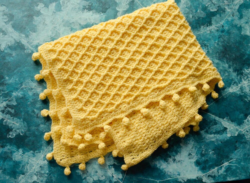 Honeycomb baby sale blanket
