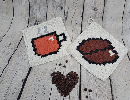 Coffee Lover C2C Potholder