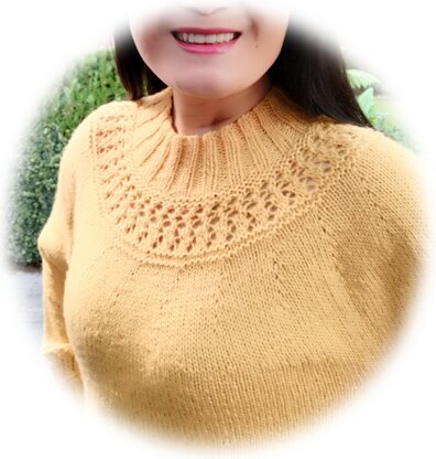 Golden Valley Top Down Sweater