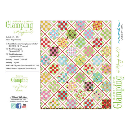 Moda Fabrics Glamping Quilt - Downloadable PDF