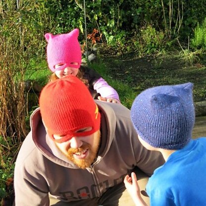 Masked Superhero and Burglar Hats