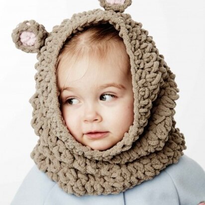 Mousie Snood in Bernat Baby Blanket