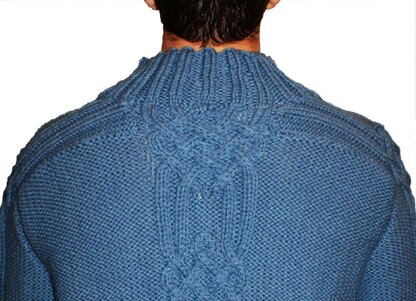 Mans Cable Sweater