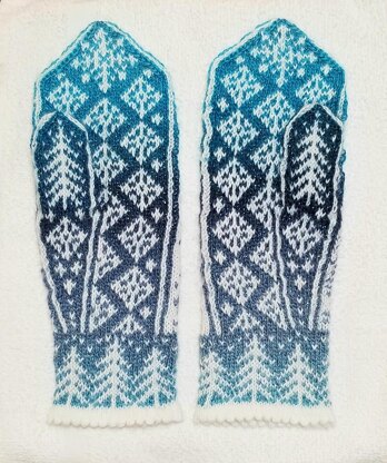 Snow Globe Mittens