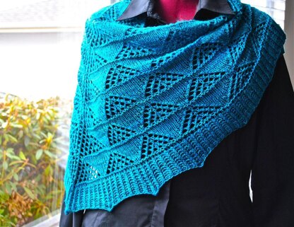 Skein of geese shawl