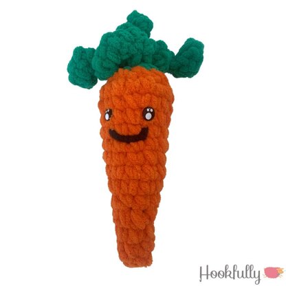 Carrot amigurumi toy