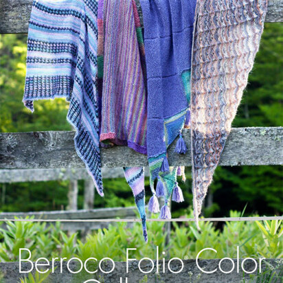 Folio Color Collection Shawls in Berroco Folio & Folio Color - Downloadable PDF