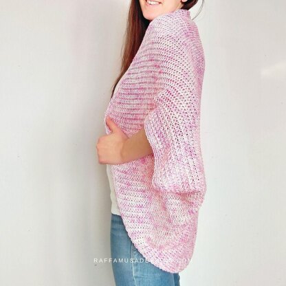 Tunisian Cocoon Shrug