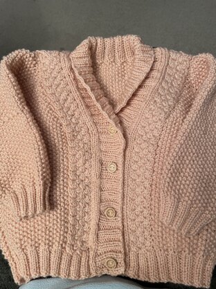 Zaya’s cardigan.