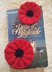 Knit-Look Crocheted Poppy