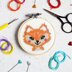 The Make Arcade Mini Cross Stitch - Florence Fox - 3in