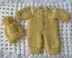 P157 Bodysuit and Hat for Doll or Baby