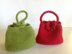 Adorable Flower-Knot Felt Bag