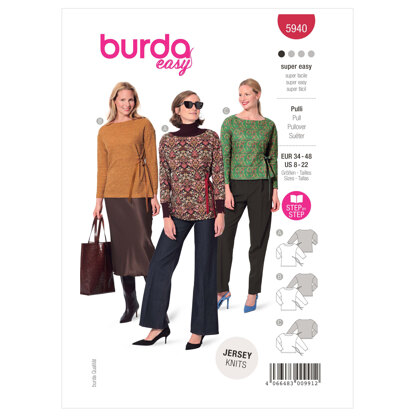 Burda Style Misses' Top B5940 - Sewing Pattern