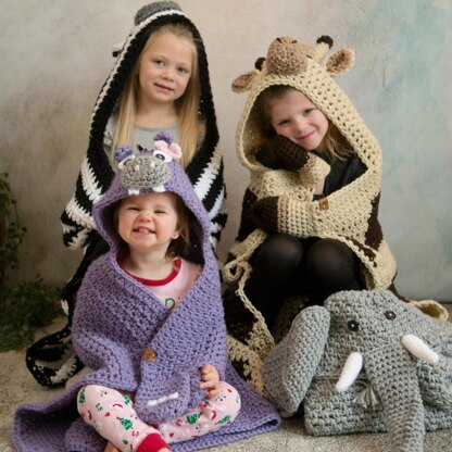Hooded Giraffe Blanket