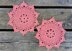 Round Picot Doily Coaster Written Pattern