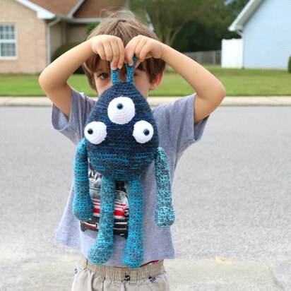 Triclops the Crochet Mandala Monster