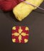 Small fiery granny square