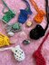 Crochet Crystal Pouch Necklace