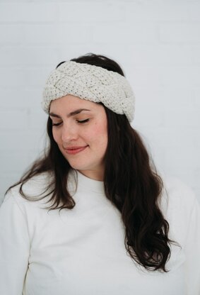 Braided Tunisian Ear Warmer