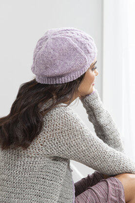 Women's Hat Pirouette in Universal Yarn Odette - Downloadable PDF