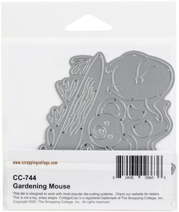 CottageCutz Dies - Gardening Mouse 4.2"X2.9"