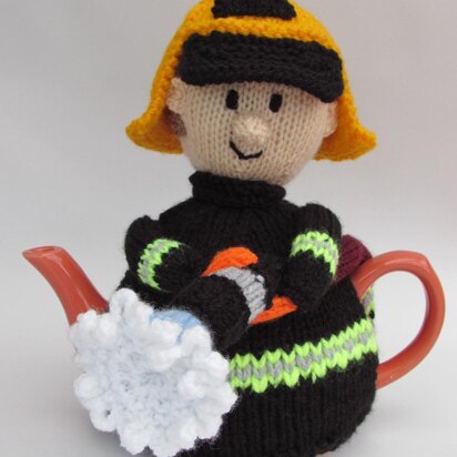 Firefighter Tea Cosy Knitting Pattern