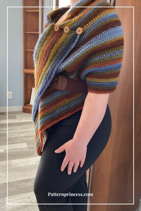 Beginner Crochet Poncho Wrap Pattern