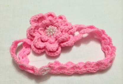 Baby Headband With Flower