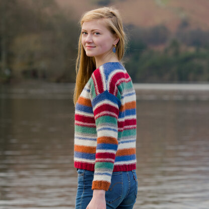 The Fibre Co. All Stripes Sweater (Aran) PDF