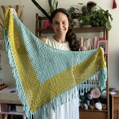 Summer Fringe Shawl