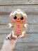 Doll Gingerbread Boy amigurumi