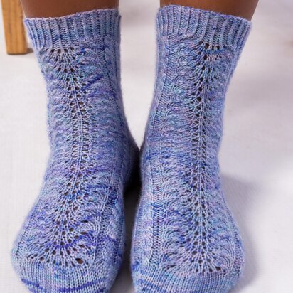 Cable & Lace Socks