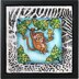 Stampendous Cling Stamp & Die Set - Monkey