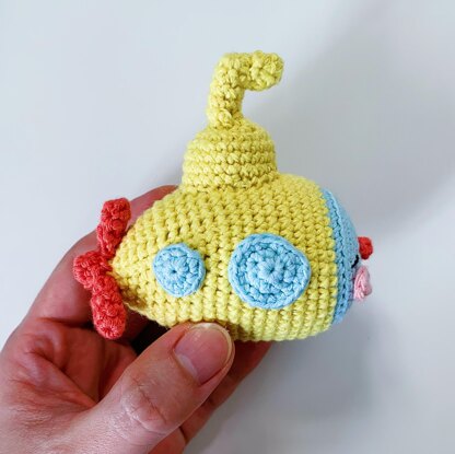 Tsubasa the baby submarine amigurumi pattern by amigurumei