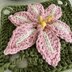 Amaryllis Belladonna Flower Granny Square