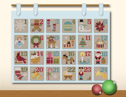 Tiny Modernist Advent Calendar - Leaflet