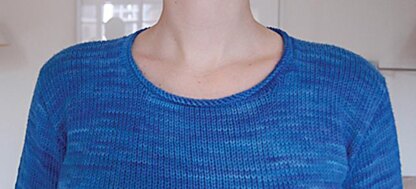 Lightly Flared Sweater to Knit