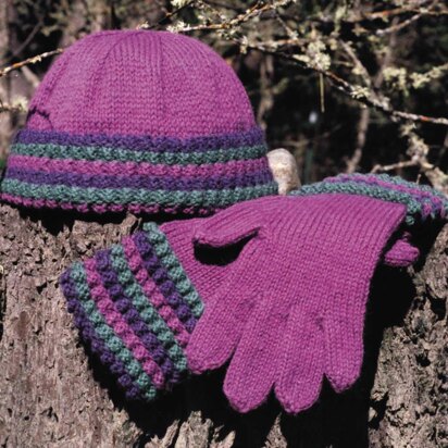 Tayberry Hat & Gloves