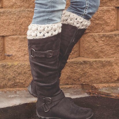 Powder Puff Boot Cuffs