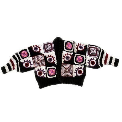 Eye Spy Crop Cardi [SML - LGE]