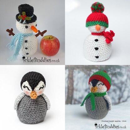 Chocolate Orange Covers - Snowman and Penguin