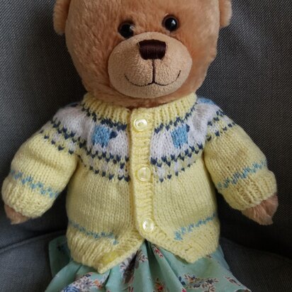 Teddy cardigan and sweater